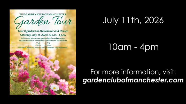 Thumbnail image for Video Announcement - Garden Club of Manchester's Garden Tour